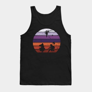 Sousou no Frieren Party Vintage Retro Sunset Style SNF-166 Tank Top